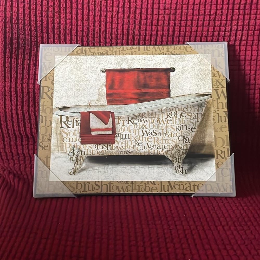 NWT-Small Pics / Wall Plaques, Perfect for your Bathroom, Powder Room or Boudoir